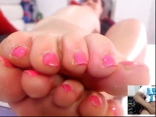 Skype Foot Fetish JOI with Sexy Latina