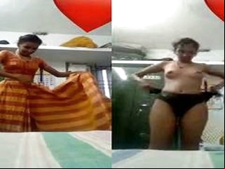 Today Exclusive - Cute Telugu Girl Strips Her Cunt…